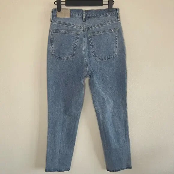 Everlane The Original Cheeky Jean Clean High Rise Clean Hem Cotton Size 26 Crop - Picture 6 of 9